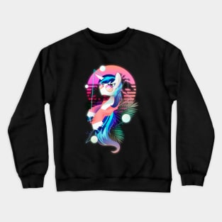 Synthwave Shining Armor Crewneck Sweatshirt